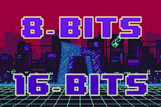 compose 8 or 16 bits music for you