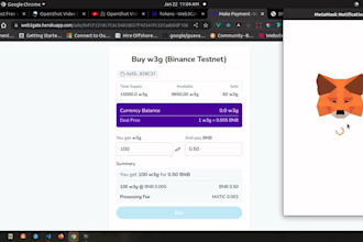 web3 dapp with dex, ido, nft marketplace, and metamask