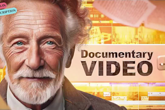 create history documentary videos for youtube and documentary style like