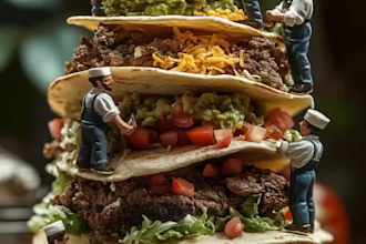 do ai miniature food photography, food videography, food video editing, food