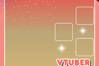 custom 2d vtuber model rigging or live2d vtuber commission for vtuber streaming