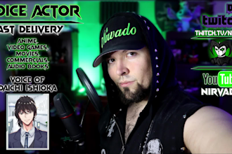 voice act male anime and video game characters