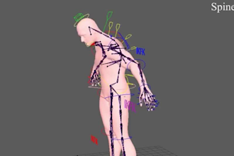 make uv mapping, 3d rigging, 3d texturing for your second life avatar, mesh