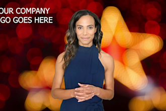 create a corporate video christmas card for your business or company