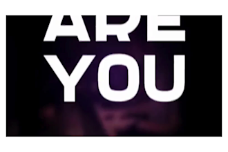create professional fast and kinetic typography video and kinetic lyric music