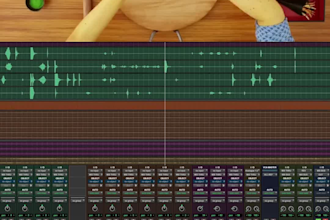 craft a soundscape as a foley artist and sound designer