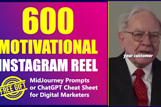 create motivational business and finance instagram reels and youtube shorts