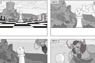 do a storyboard art for animation