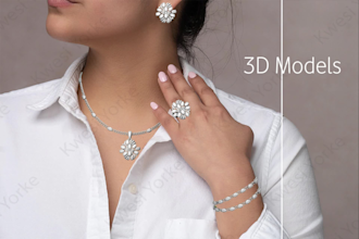 create photoreal renderings of jewelry on models
