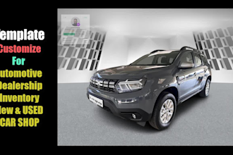 custom design car dealership background or template