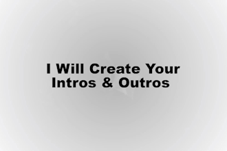 create a best business youtube intros and outros