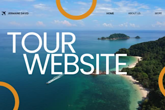 develop tour tourism travel agency website with wix wordpress bokun ota listing