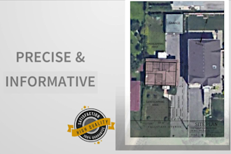 prepare sketch map from satellite image