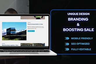 build a logistics website, trucking, dispatch, cargo website