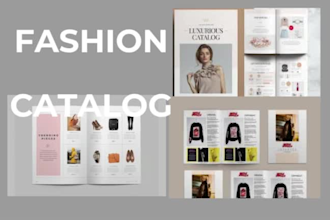 redesign, design sales product catalog, fashion lookbook, price sheet, magazine