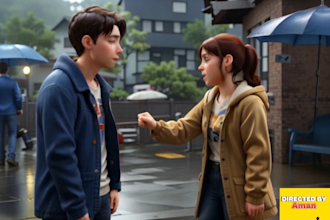 do ai 3d animation or 3d animation movie, 3d cartoon movie
