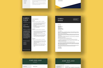 write ats optimized resume and cover letter for job search