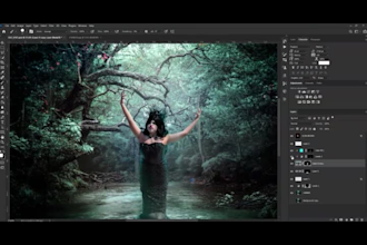 professionally retouch cosplay photo and change background