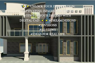 draw your architectural floor plan, elevation in 2d and 3d cad revit