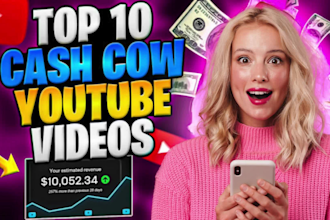 setup youtube automation channel top 10 cash cow videos