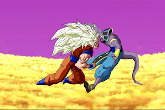 do 2d japanese fighting animation, 2d animation, 2d anime video, 2d  japanese