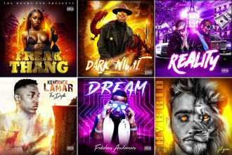 design album, single or mixtape cover art