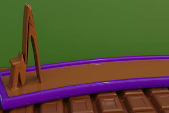 create 3d text animation