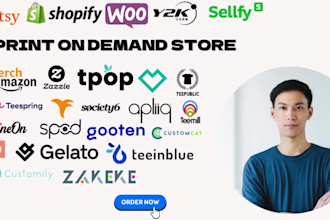 set up your pod store on merch by amazon redbubble spreadshirt teespring zazzle