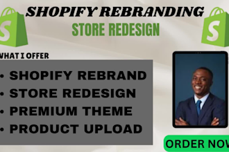 shopify store rebranding shopify store design