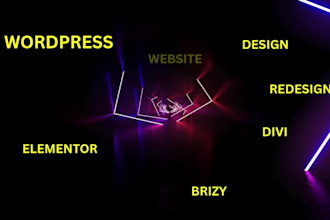 design a responsive wordpress website for personal, portfolio, or business