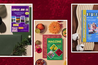 eye catching magzine cover to elevate your publication