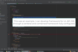 create automation API testing in python, pytest, bdd