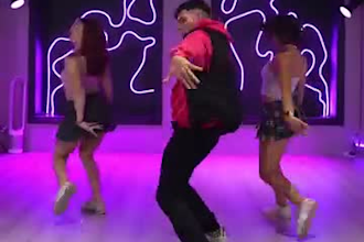 create tiktok group dance video hip hop dance choreography to your music, brand