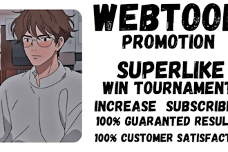 do webtoon promotion wattpad tapas webcomic to get massive results in 24hrs