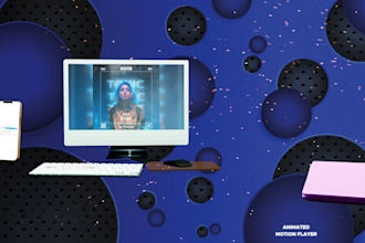 create animation for a motion flyer