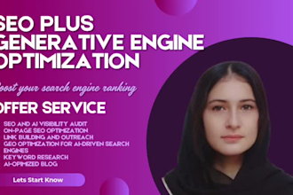 do SEO and GEO optimization to rank on ai platforms
