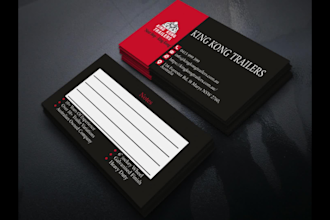 design a professional business card with a qr code for your brand