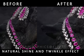 transform jewelry ads with cinematic shining and sparkling