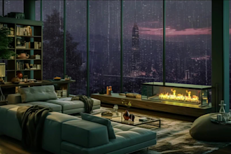create cozy relaxing rain videos
