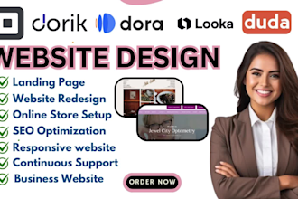 design dorik square looka redesign dora duda website