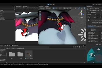 do custom vrchat avatar furry avatar 3d anime vtuber fursona vr chat nsfw