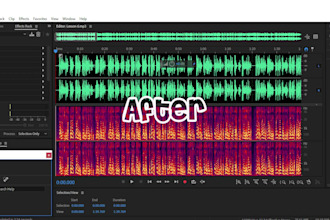 edit, cleanup and fix your audio to sound great , free sample