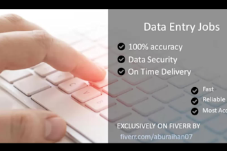 do fast reliable data entry and copy paste jobs