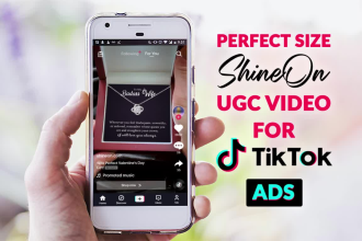 do shineon ugc video for tiktok ads in 1 hour