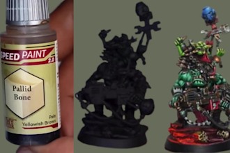 3d paint your 3d model dnd warhammer40k action figure  and ship to your doorstep