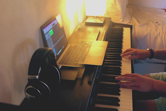 be your professional blues or rock piano player