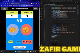 develop a 2d HTML web video game for desktop and mobile browser