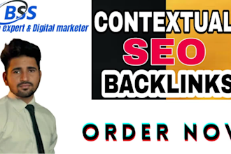 do high quality contextual SEO dofollow backlinks service