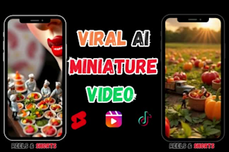 create miniature music video ai video miniature for short reels and tiktok
