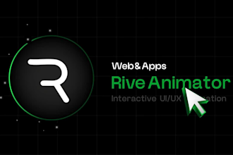 create rive animation interactive rive character animations for web apps ui rive